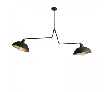Lubinis šviestuvas ESPACE 2 BLACK